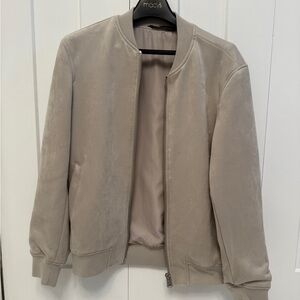 Zara Tan Bomber Jacket